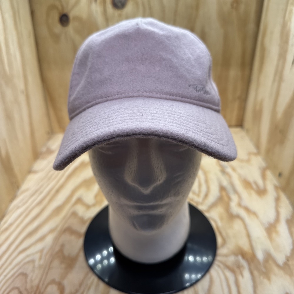 Prana Pink Wool Blend Baseball Cap Women's Adjustable Dad Hat Minimalist Style
